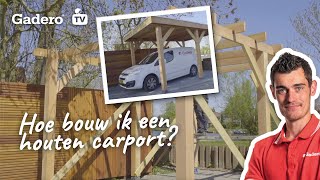 Hoe bouw ik een houten carport Ontdek hier ons stappenplan [upl. by Boarer]