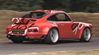 NEW Porsche 911 Singer DLS 40 NA Flat Six 9000rpm by Williams F1 INCREDIBLE Sound  Goodwood FOS [upl. by Zug]