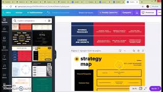 Tutorial 1 Crear un cuadro comparativo en Canva [upl. by Eive]