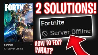 FORTNITE SERVERS OFFLINE FIX Chapter 6 [upl. by Bouldon266]