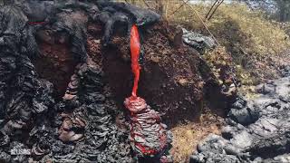 Kīlauea Volcano — Lava Oozing [upl. by Ballard]