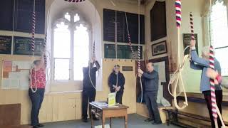 bellringing at Chelmsford Cathedral  19 March 2023 [upl. by Lleder332]