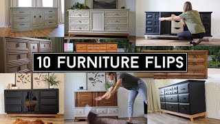 10 Inspiring Furniture Flips Ep 2  Beautiful Furniture Makeovers  Furniture Flips [upl. by Clementina]