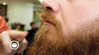 Master Barber Shows How to Give the Ultimate Beard Trim [upl. by Adall]