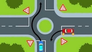 NZ Road Code Intersection Questions 123 [upl. by Yrelav299]