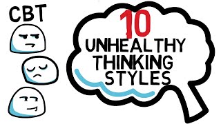 10 Unhelpful Thinking Styles Ruining Your Success with Examples  CBT [upl. by Pelag591]