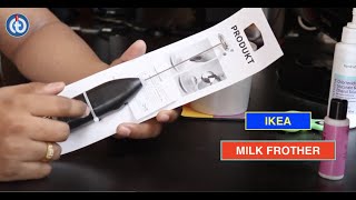 IKEA MILK FROTHER Review amp Battery Installation [upl. by Anierdna983]