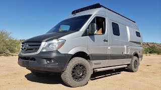 2019 Mercedes Sprinter Winnebago Revel 4x4 Camper Van Life Rig Walk Around [upl. by Aihsemot]