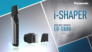 Innovative iShaped Body Hair Trimmer ERGK80 Panasonic [upl. by Tnek]