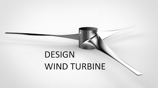 Solidworks Tutorial  Design of the Horizontal wind turbine PART 1 [upl. by Yulma]