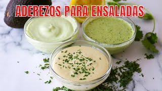 3 ADEREZOS SALUDABLES tienes que prepararlos 😋 [upl. by Pachton]