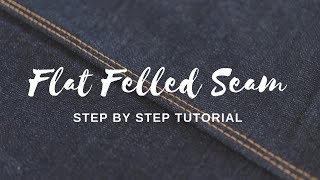 How to Sew a Flat Felled Seam Video [upl. by Yeh]