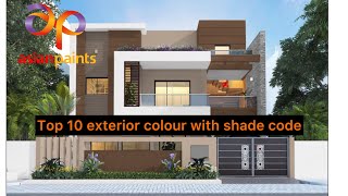 Asianpaints colours combinations with Shades code exteriors [upl. by Idzik549]