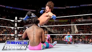 AJ Styles vs Kofi Kingston of The New Day SmackDown March 3 2016 [upl. by Christensen]