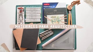 MATERIALES para ARQUITECTURA pt1 [upl. by Kadner]