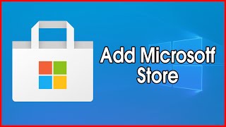 How to InstallReInstall Microsoft Store in Windows 10 LTSC Version ✔✔✔ [upl. by Anoerb]