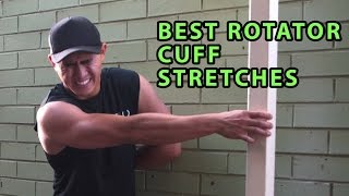 4 Best Rotator Cuff Stretches [upl. by Durstin]