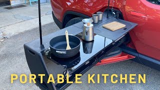 Rivian R1T Camp Kitchen Walkthrough with RJ [upl. by Asyram]