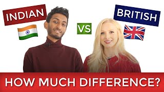 🇬🇧 BRITISH ENGLISH vs INDIAN ENGLISH 🇮🇳 How much difference [upl. by Bevvy]