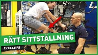 Hur du ställer in din cykel  Bikefit [upl. by Aihsatan467]