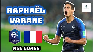 Raphaël Varane  All 5 Goals for France [upl. by Atirma]