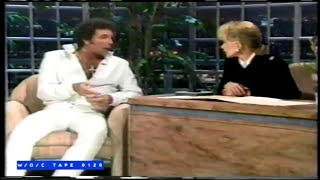 Tom Jones on quotThe Late Show With Joan Riversquot  Nov 11th 1986 [upl. by Hokanson361]