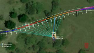 PRACTICA DE VÍAS LEVANTAMIENTO TOPOGRÁFICO Y REPLANTEO  Vías [upl. by Haidedej]