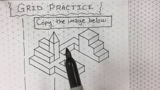 Beginner Isometric Drawing Tutorial [upl. by Cired]