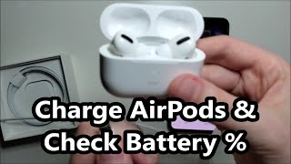 How to Charge AirPods Pro amp Check Battery [upl. by Stedman]