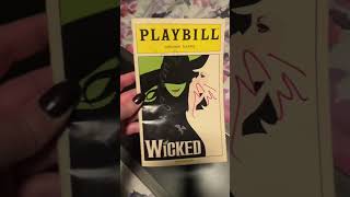 Wicked Musical Playbill [upl. by Yttel]