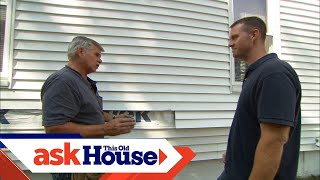 How to Replace Damaged Vinyl Siding  Ask This Old House [upl. by Steinway]