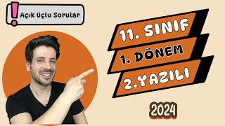 11 SINIF TARİH 1 DÖNEM 2 YAZILI  2024  Açık Uçlu Sorular [upl. by Ferrand]