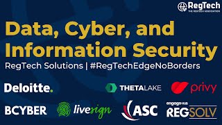 Data Cyber Information Security – RegTechEdgeNoBorders [upl. by Gibbs]