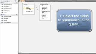 Summary Query in Microsoft Access [upl. by Nillor]