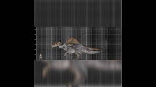 CC Spinosaurus and Vastatosaurus rex size comparison [upl. by Airan980]