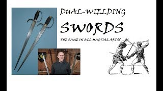 Dual Wielding Swords  The Same Across Martial Arts [upl. by Goeger305]