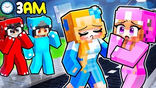 Crystal is SLEEPWALKING At 3AM In Minecraft [upl. by Eisaj]