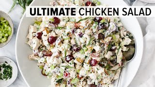 BEST CHICKEN SALAD RECIPE  easy amp healthy [upl. by Idnarb242]