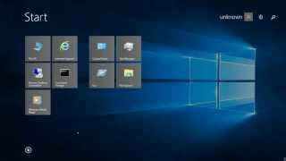 Windows 81 Start screen in Windows 10 RTM [upl. by Salokin457]