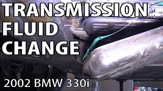 BMW E46 How To Change Automatic Transmission Fluid DIY [upl. by Haek]