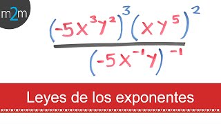 Leyes de los exponentes│ejercicio [upl. by Lepp]