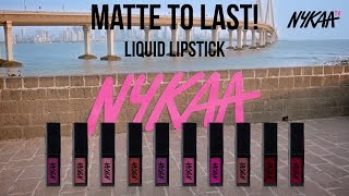 Matte To Last Liquid Lipstick  Nykaa New Launch  Nykaa [upl. by Josh]