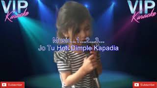 Saaton Janam Tujhko Paate Karaoke Song With Scrolling Lyrics [upl. by Ejrog]