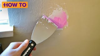 How to fix small holes in drywall 👍 [upl. by Tila]