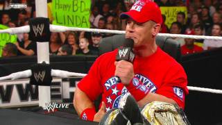 John Cena and CM Punks Undisputed Championship Match Contract Signing [upl. by Ataliah]