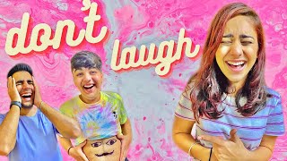 TRY NOT TO LAUGH CHALLENGE WITH BROTHER amp SISTER  Rimorav Vlogs [upl. by Neerac]