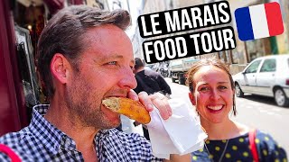 EPIC PARIS Food Tour  11 INCREDIBLE Stops  Best of LE MARAIS [upl. by Atirres886]