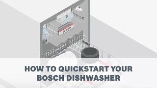 How to quickstart your Bosch Dishwasher [upl. by Ataynik961]