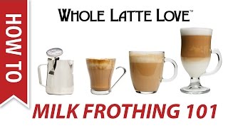 Milk Frothing for Beginners [upl. by Odlanir]