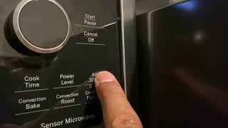 GE Microwave  How to Operate [upl. by Nagel]